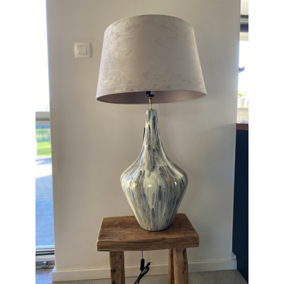 tafel lamp met deco voet 